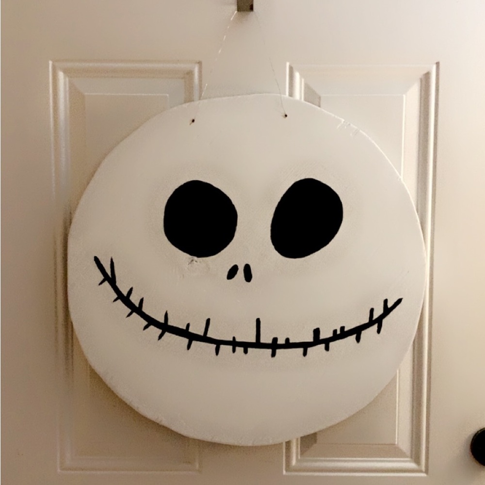Jack skellington door hanger